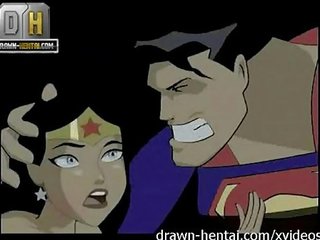 Justice league мръсен филм - superman за чудя се жена