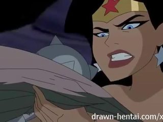 Justice league hentai - kettő csajok mert batman tag